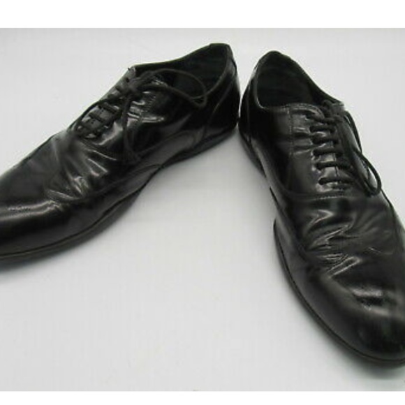 Harrys Of London Men\'s Black Patent Leather Derby Dress Shoe sz 6 main image 8